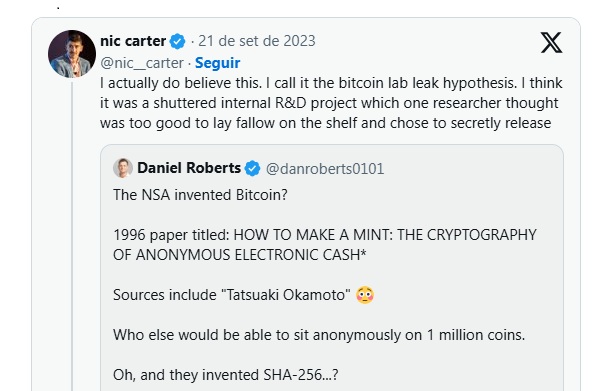 bitcoin lab leak hypothesis.